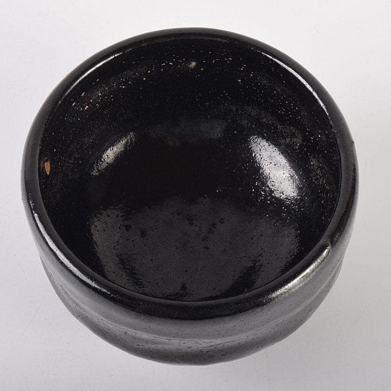 茶道具　楽吉左衛門　黒楽茶碗　C　6928