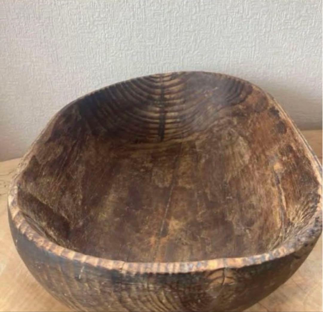 李朝　穀物桶　木工品　朝鮮工芸　古物　古道具　古民具　骨董　ウッドボウル