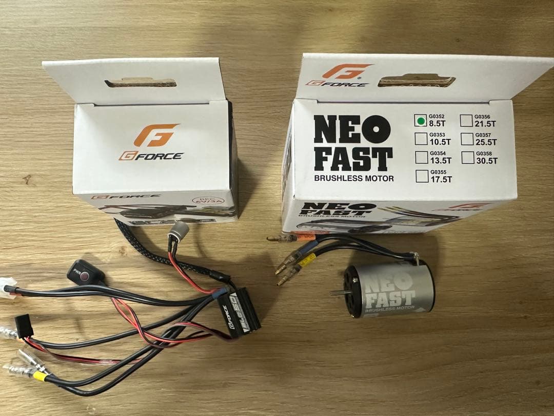 G-Force BLC50 ESC & NEO FASTモーター8.5T セット