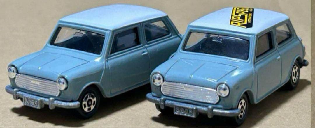 トミカ ミニクーパー リップスピード 2台セット ねずみ色
