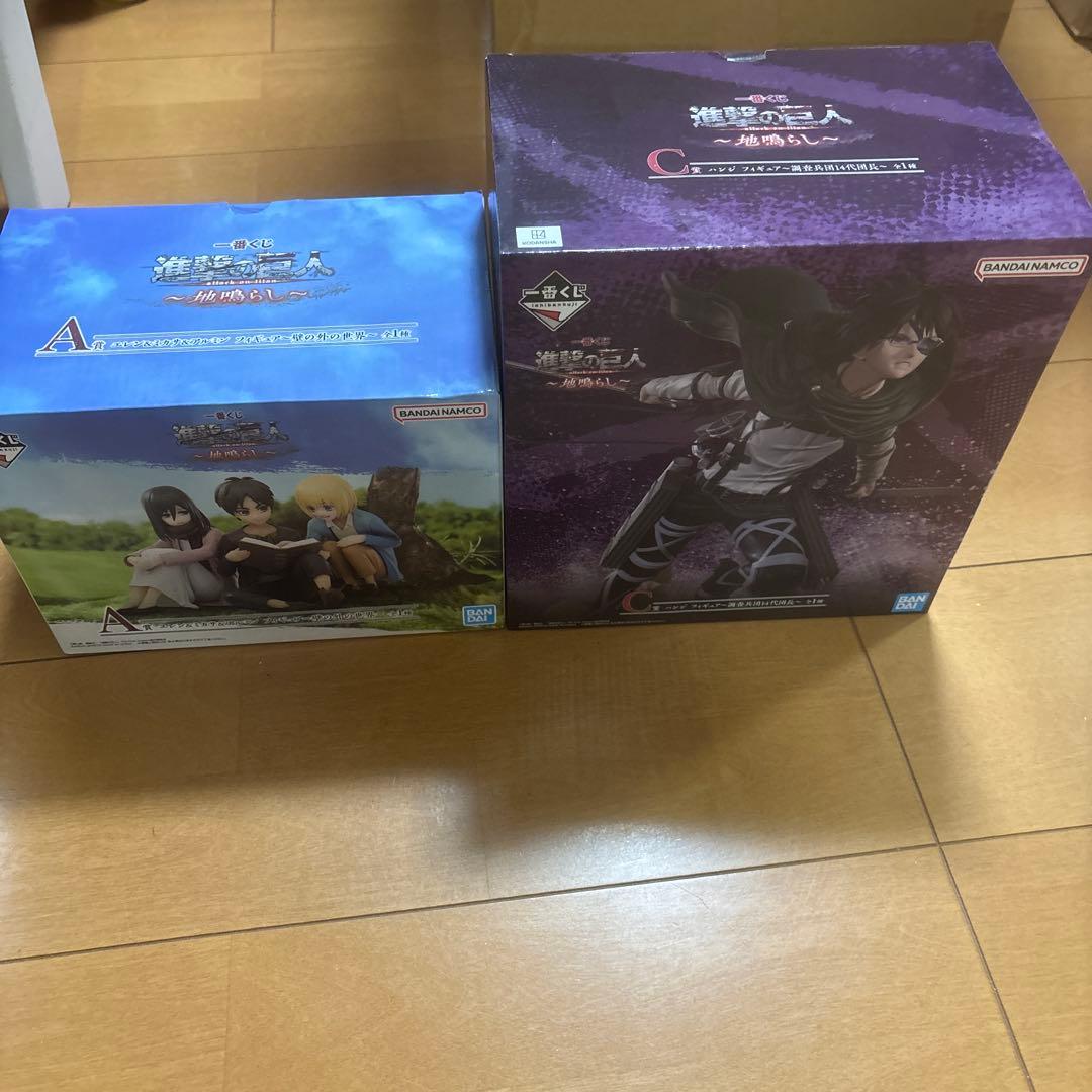 進撃の巨人　一番くじ フルコンプA1B2C1D1 E1ラストワン1 合計62点