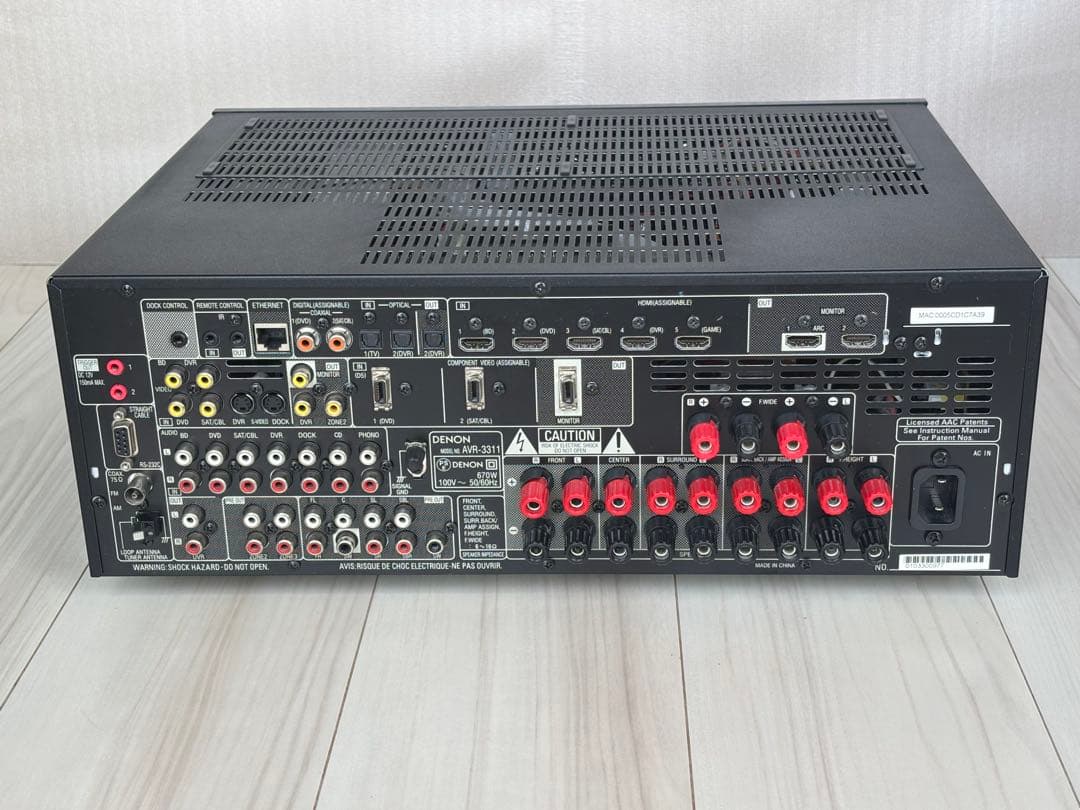 【送料込み‼️】 DENON デノン AVサラウンドレシーバー AVR-3311