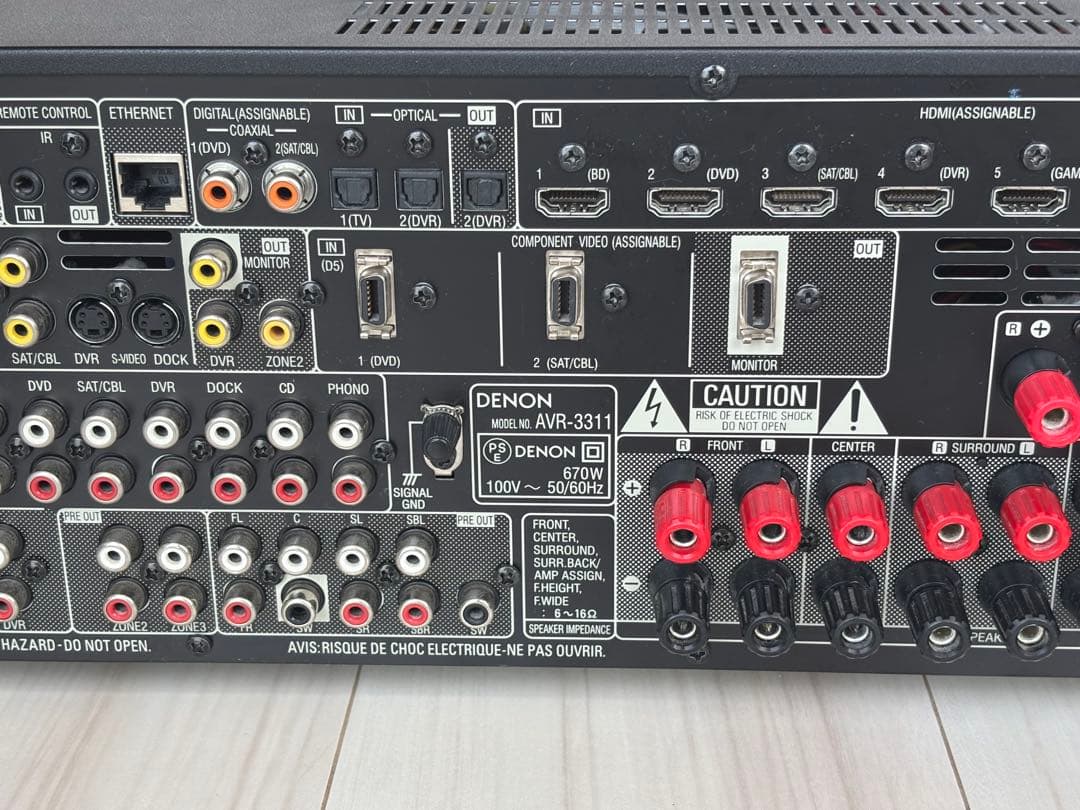 【送料込み‼️】 DENON デノン AVサラウンドレシーバー AVR-3311