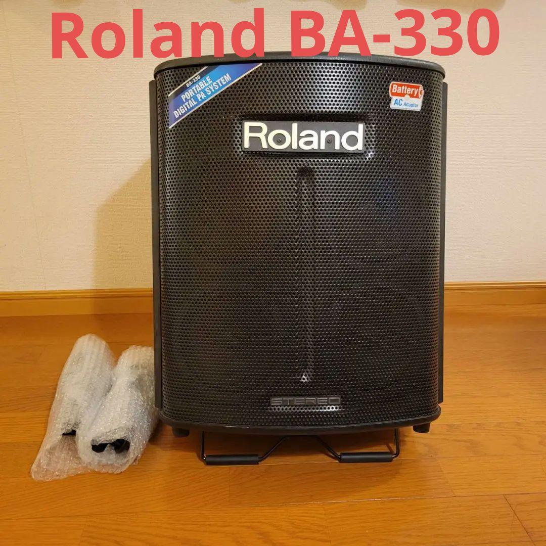 値下げ 美品 Roland BA-330 ポータブルステレオアンプ