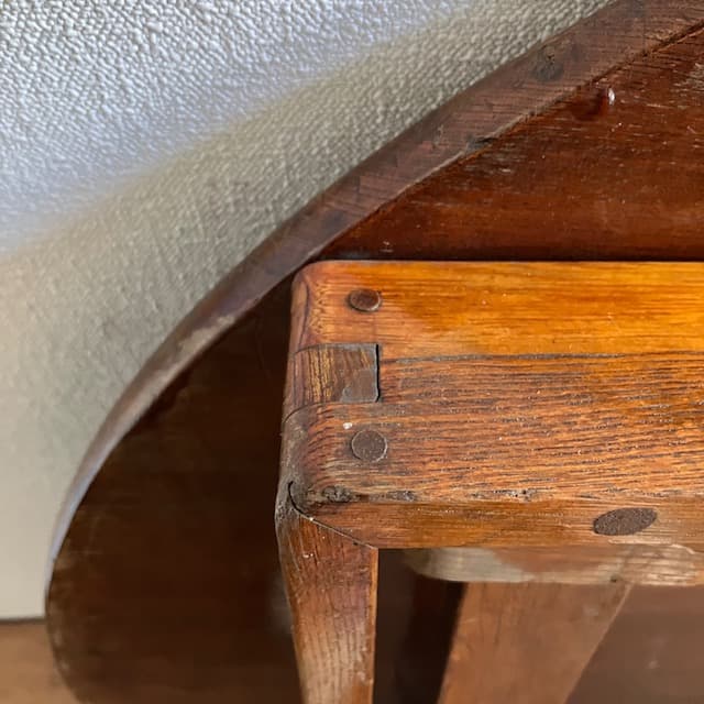 ヴィンテージ 古道具 欅 木製 円形 折りたたみ ちゃぶ台 骨董 レトロ こたつ