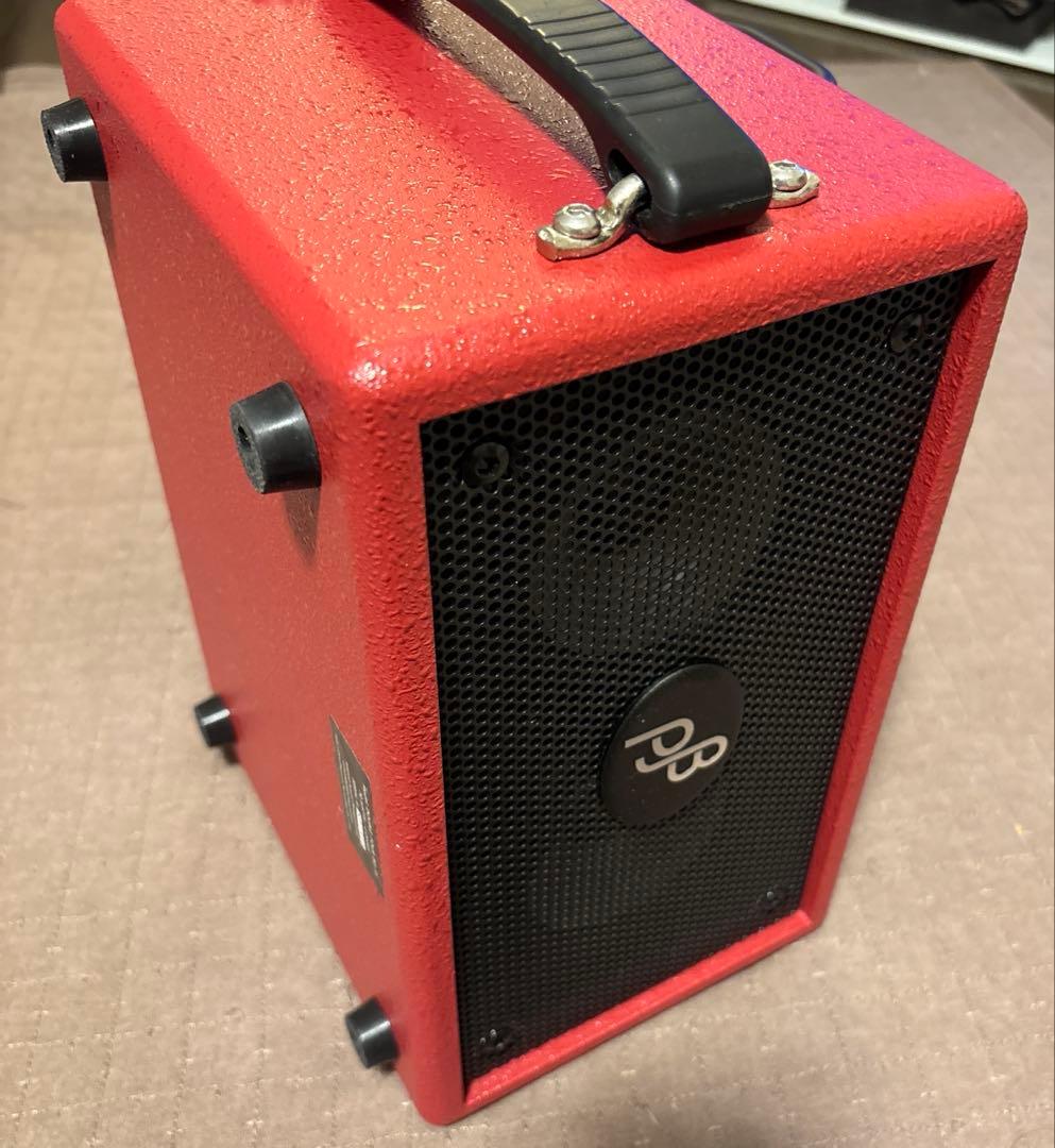PJB Double Four Red BG-75 小型ベースアンプ ケース付き