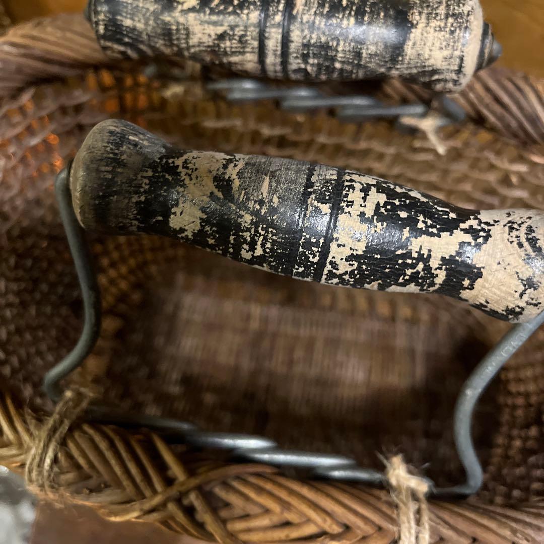 ヴィンテージ　アケビ籠