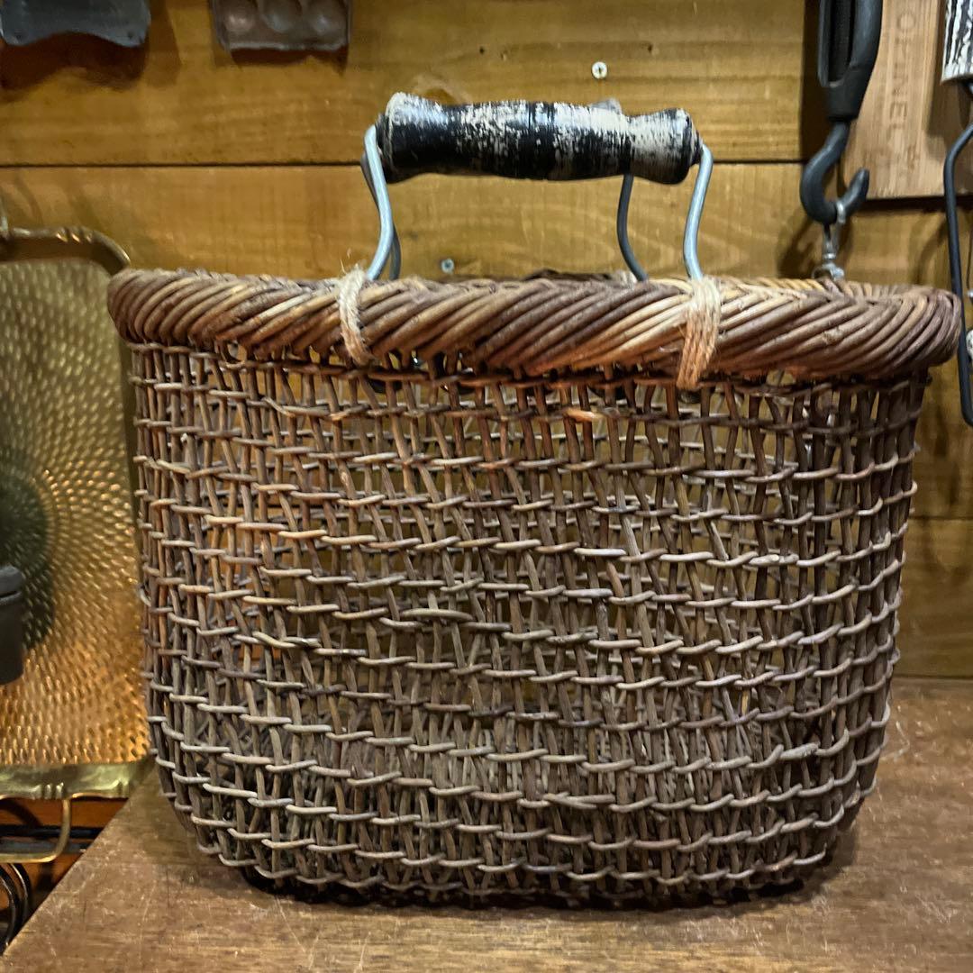 ヴィンテージ　アケビ籠