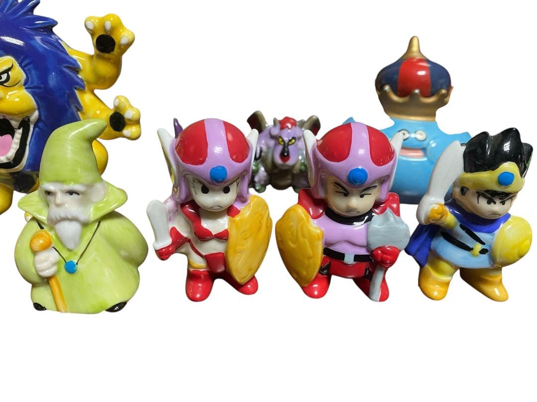 ドラゴンクエスト 陶器フィギュア 16体セット 当時物 シール付き美品 ENIX