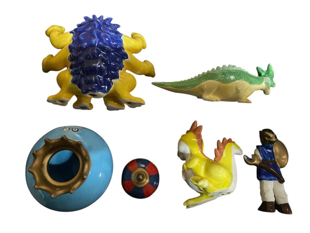 ドラゴンクエスト 陶器フィギュア 16体セット 当時物 シール付き美品 ENIX