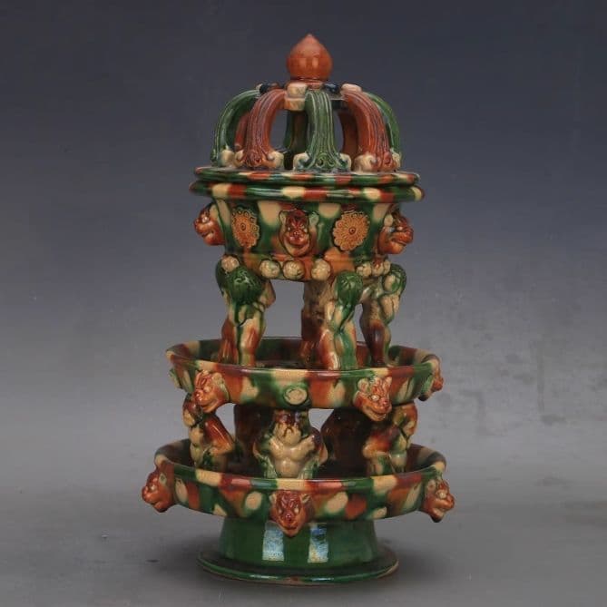 唐三彩とうさんさい 陶磁器 装飾品 工芸品 美術品 置物