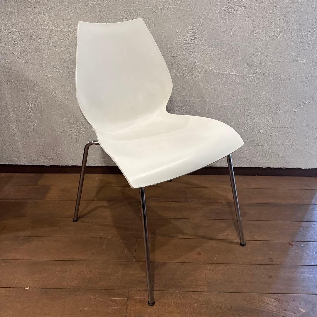 Kartell マウイチェア ホワイト 2脚セット