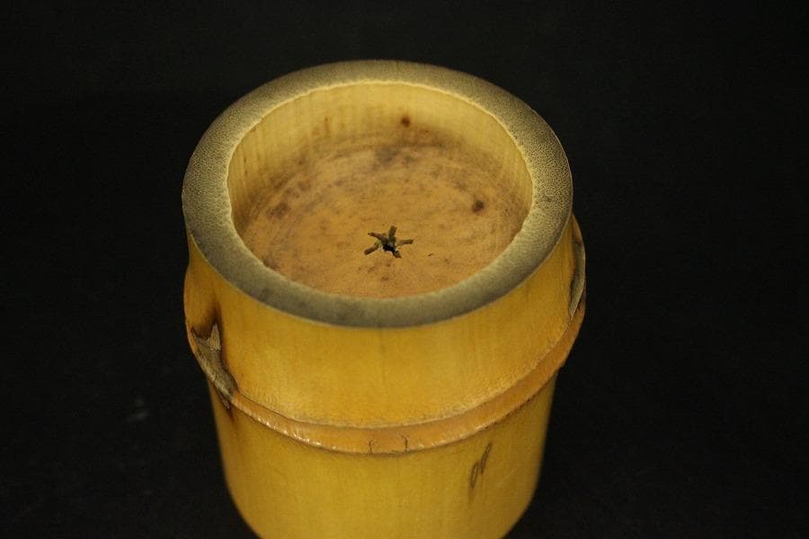 茶道具 蓋置 織部 ガラス 竹 他 五個 まとめて(A338)