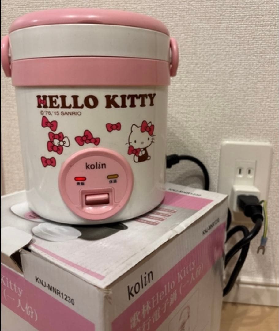 希少 激レア ハローキティ 電子鍋 台湾 大同電鍋 炊飯器 蒸し器 サンリオ