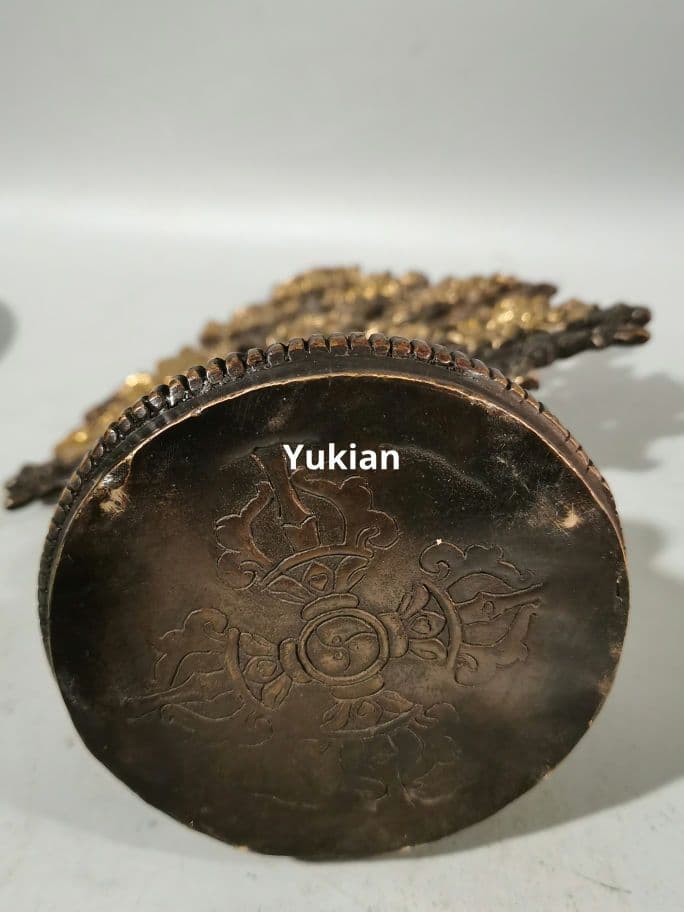 銅製 八宝吉祥樹 吉祥八宝招き樹 法器 装飾品 工芸品 美術品 置物