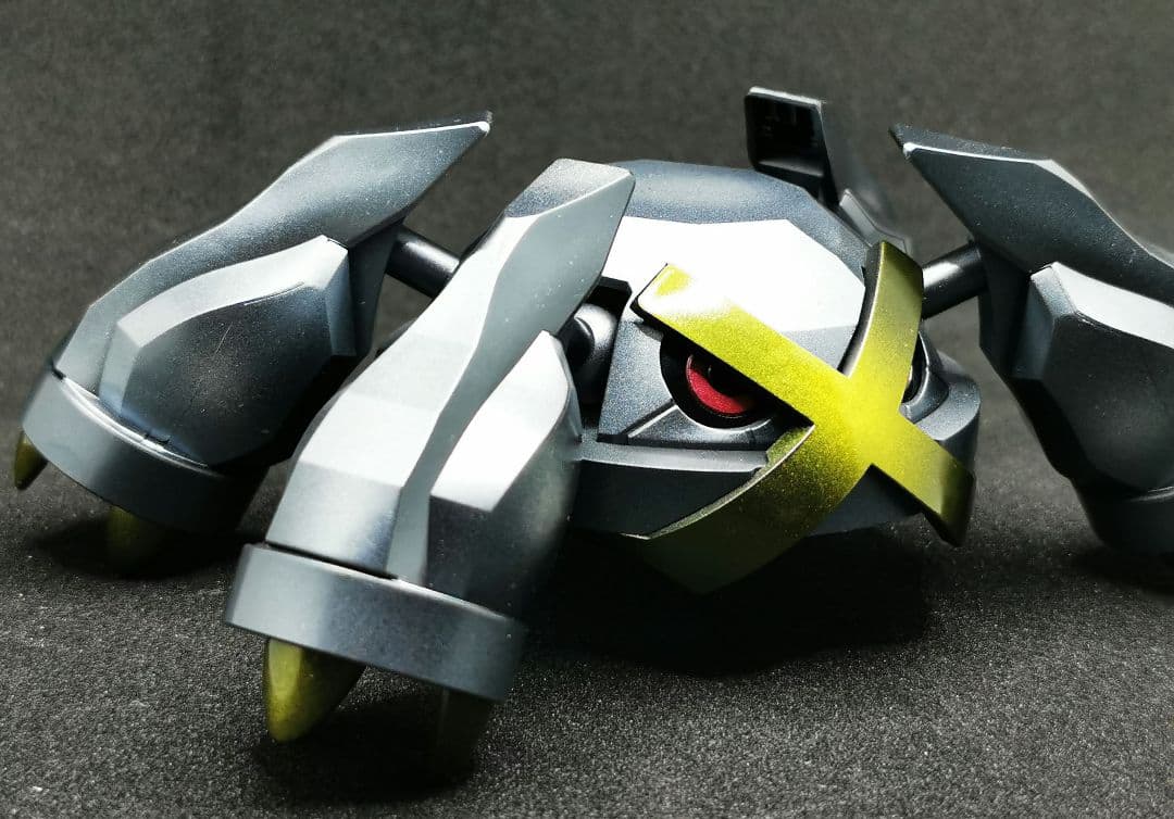 【塗装完成品】色違いメタグロス　メタリックグラデ　一点もの　ポケプラ