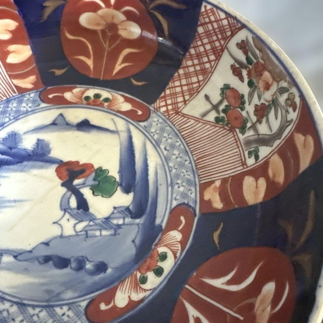 色絵陶器ボウル2点セット 難あり