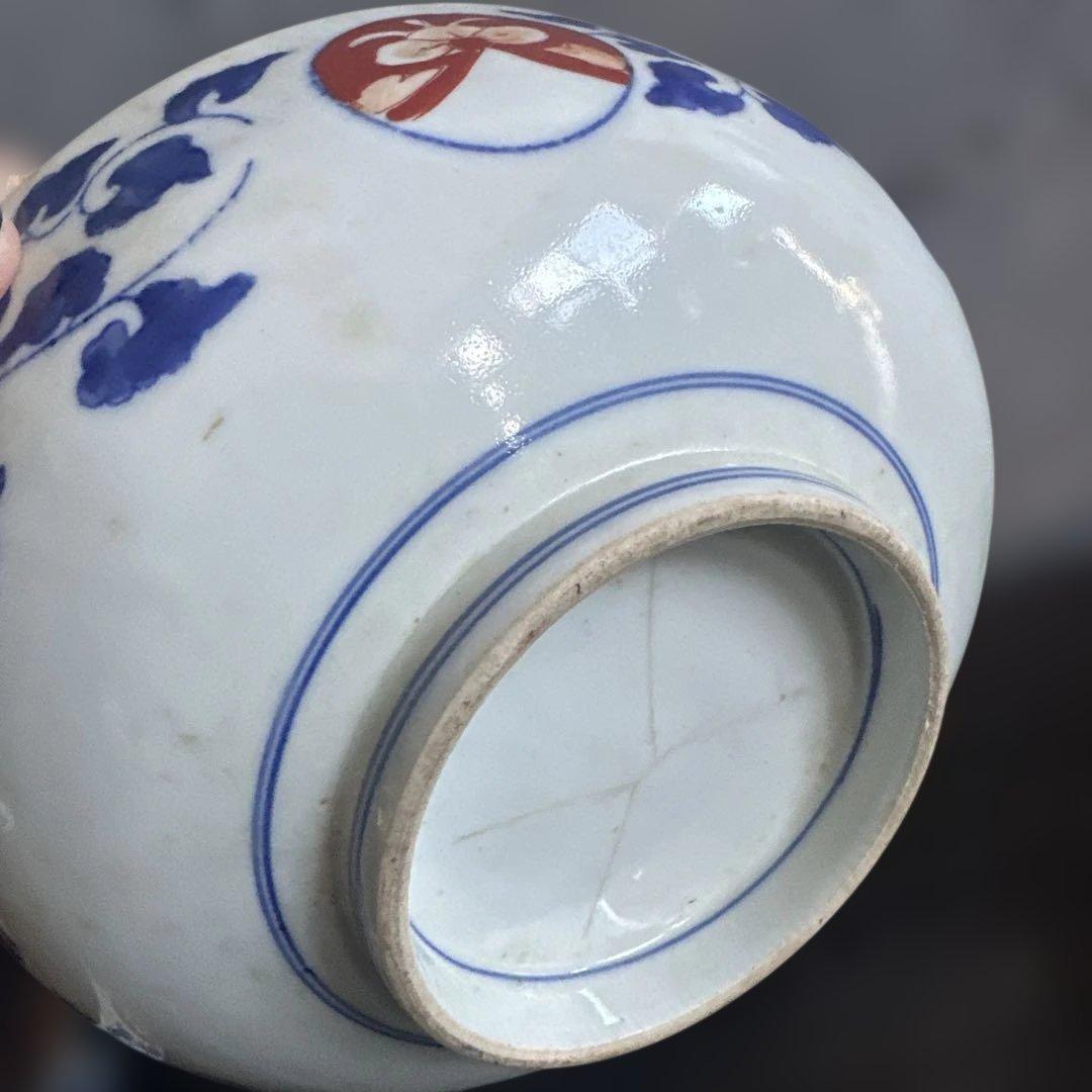 色絵陶器ボウル2点セット 難あり