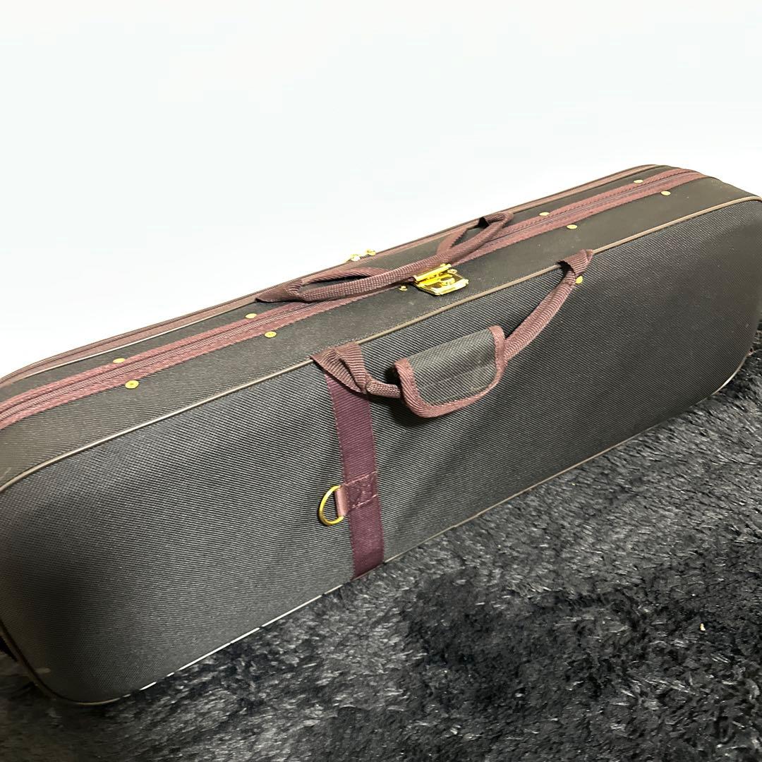 美品 バイオリンケース 4/4サイズ 弦楽器 湿度計付き 弦楽器