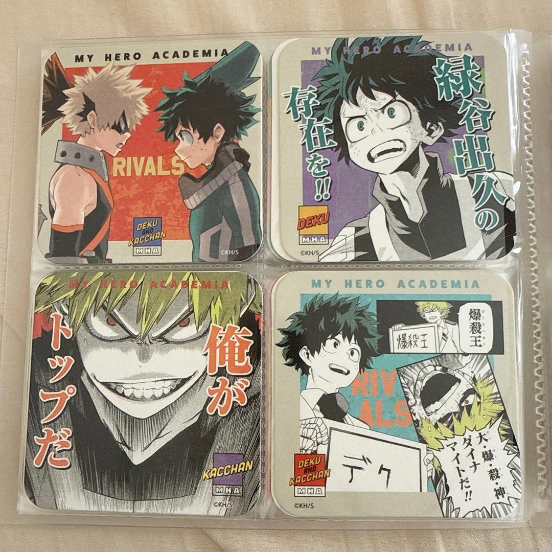 僕のヒーローアカデミア アートコースター RIVALS 緑谷出久 爆豪勝己