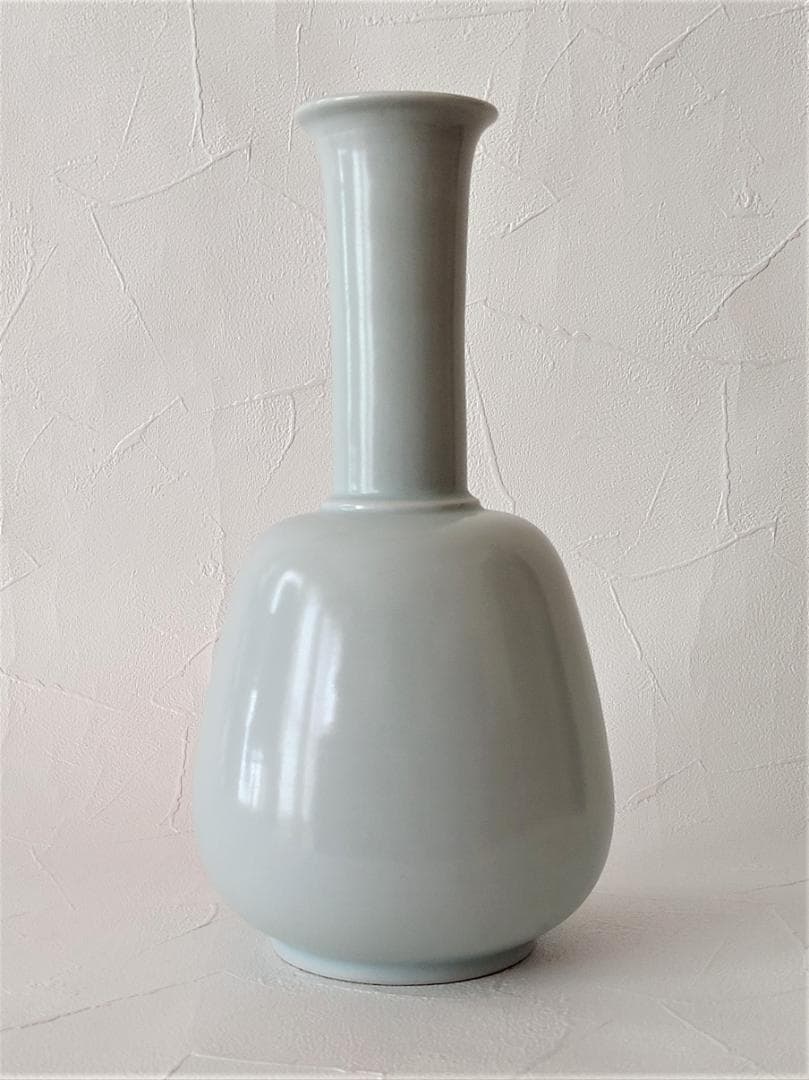 韓国陶磁器 花瓶 壺 池順鐸 ジ・スンタク 韓国人間文化財　지순탁 백자주병