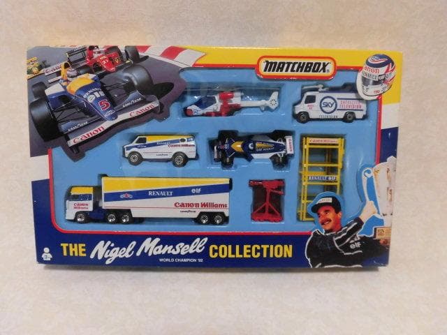 ナイジェル マンセル 1/64 F1 トランスポーター バン ヘリコプター