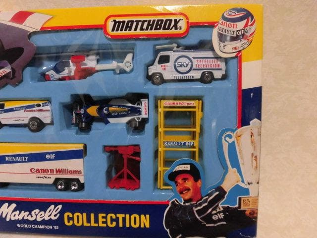 ナイジェル マンセル 1/64 F1 トランスポーター バン ヘリコプター