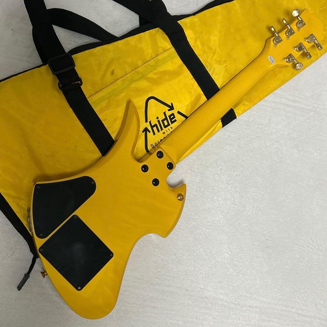 BURNY YH-JR hideモデル アンプ内蔵 モッキンバード ギター ②