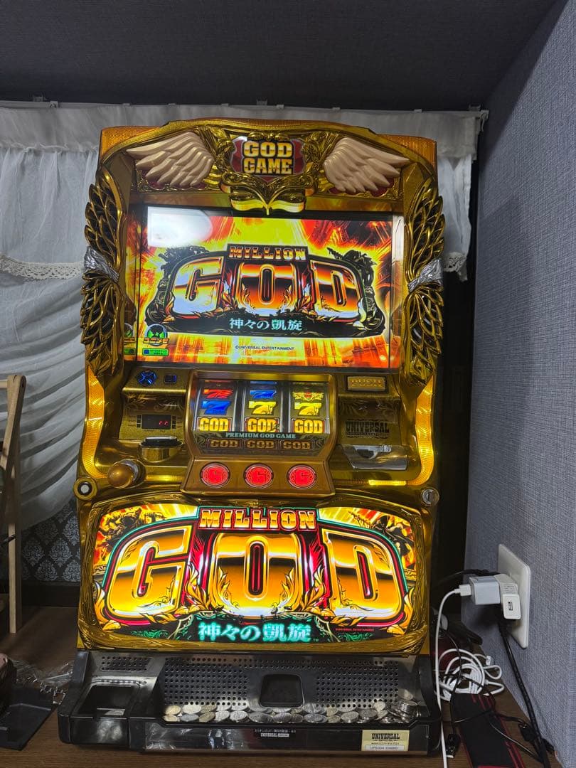 【お引き取り】ミリオンゴッド スロットマシン 実機