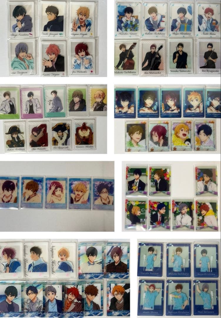 Free! チェキ風クリアカード　61種