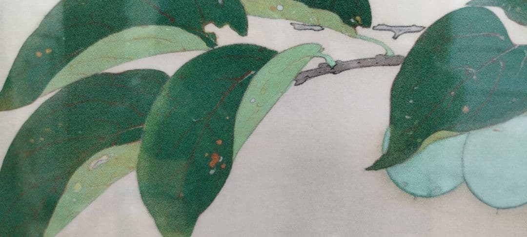 日本画（絹本着彩）　中塚一杉