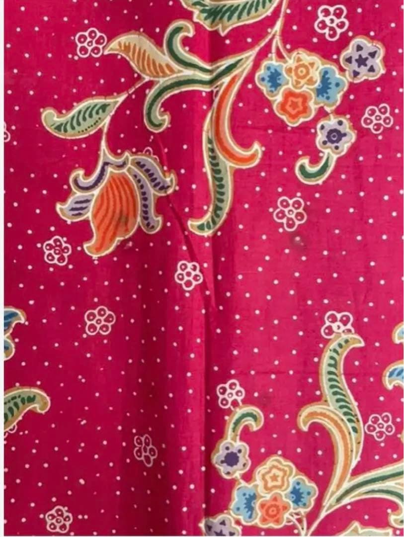 生地　バティック【希少】手描き ろうけつ染め