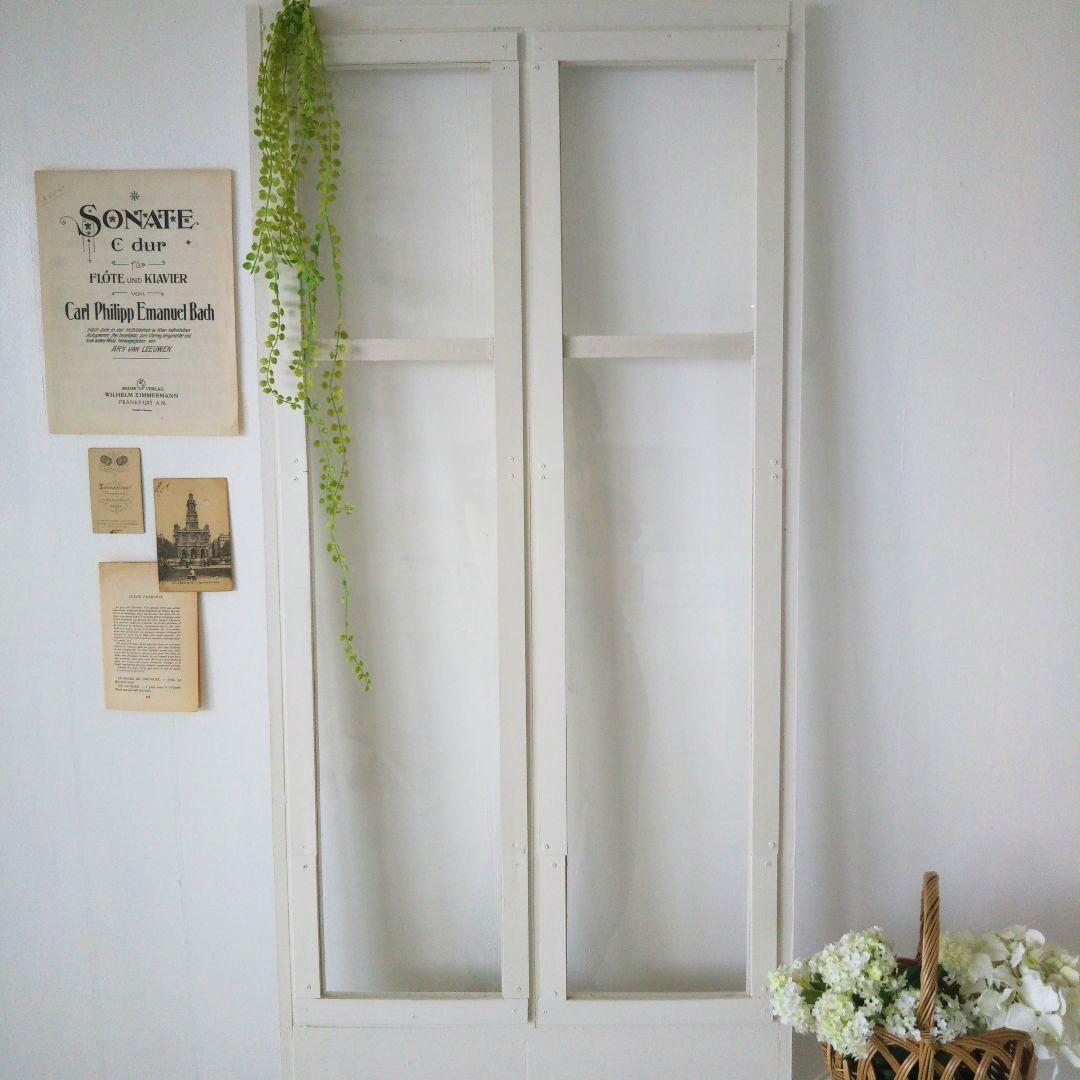 窓枠 フランス アパルトマン 室内窓 ハンドメイド