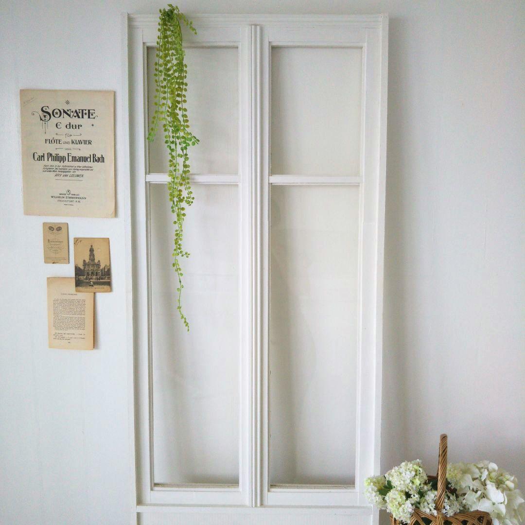 窓枠 フランス アパルトマン 室内窓 ハンドメイド