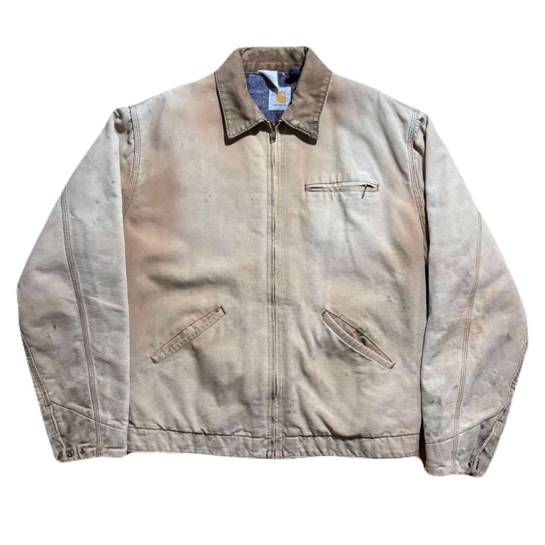【着丈65】USA製 Carhartt カーハート デトロイト 極上フェード