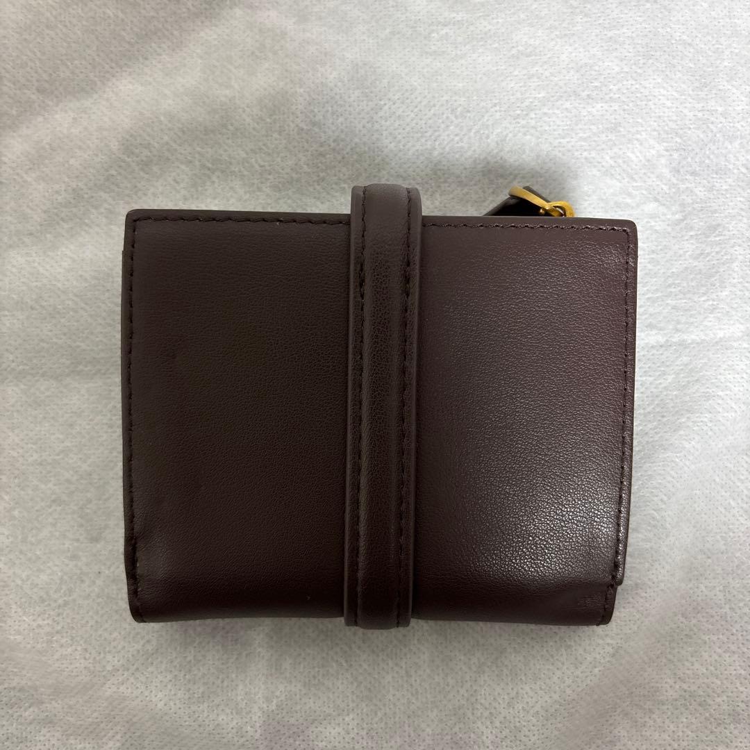 TOV PAON WALLET トーヴ　ポン　ブラウン　二つ折り財布
