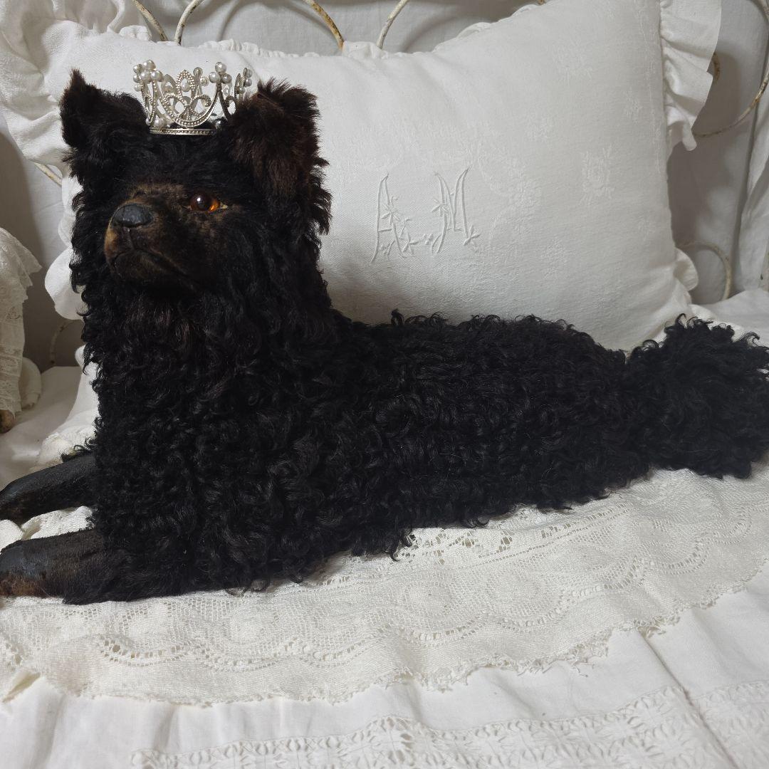 フランスアンティーク　ドック　アーティストベア　リアルドック　テディベア