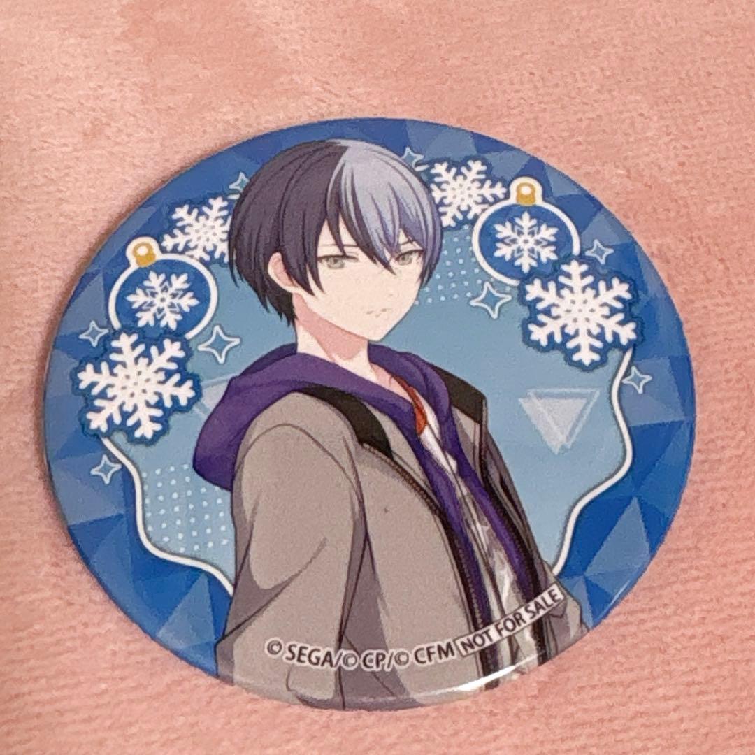 プロセカ　青柳冬弥　缶バッジ　プリロール　クリスマスケーキ　PRIROLL