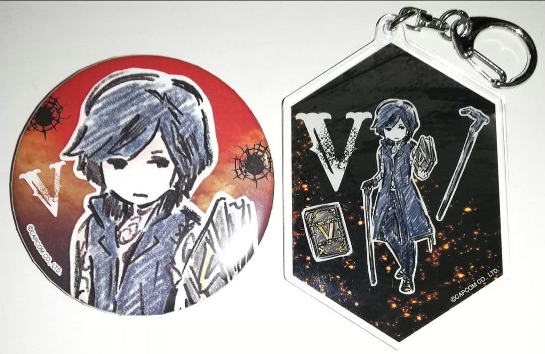 デビルメイクライ V 缶バッジ アクリルキーホルダー セット グラフアート