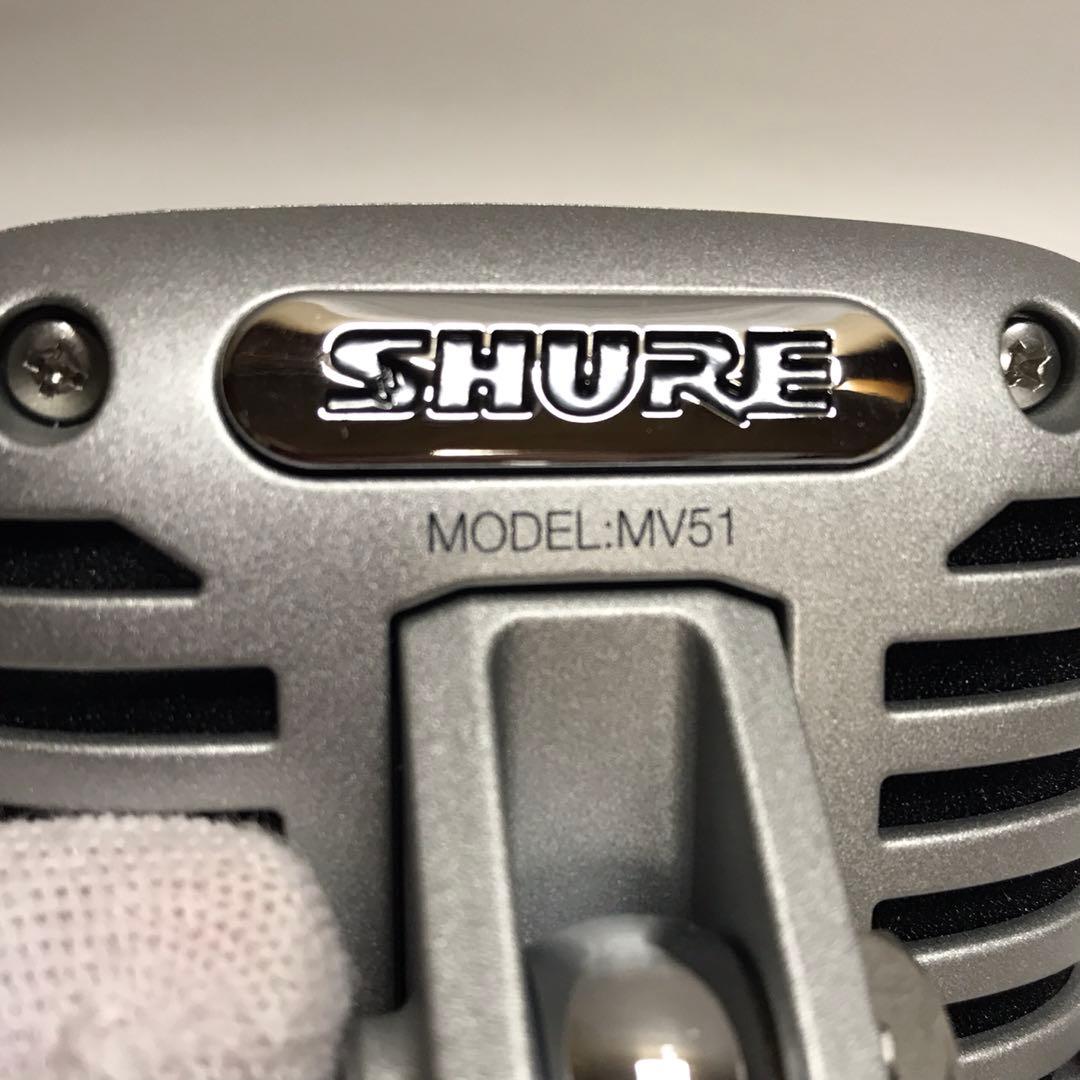 USB接続 コンデンサーマイク シルバー　動作確認済