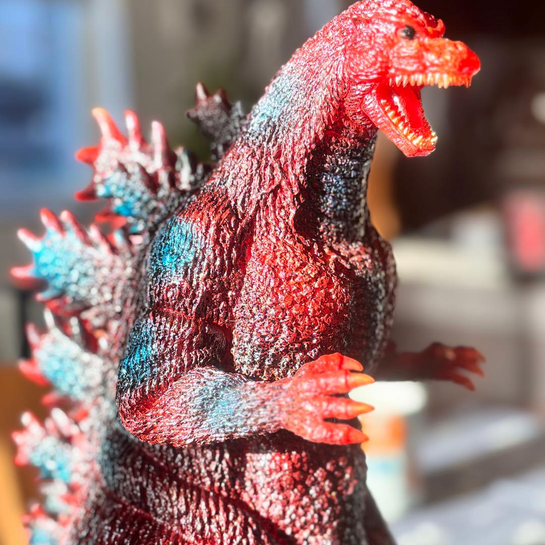 東宝30cmシリーズ ゴジラ(1995) カスタム　オレンジVer. 後藤彩色所