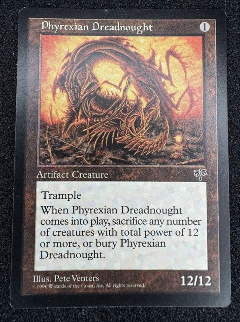 未使用 ミラージュ ファイレクシアン ドレッドノート 英語