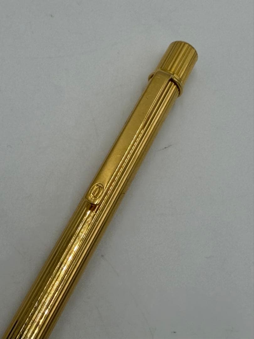 カルティエ ボールペン マスト ゴールド プレート