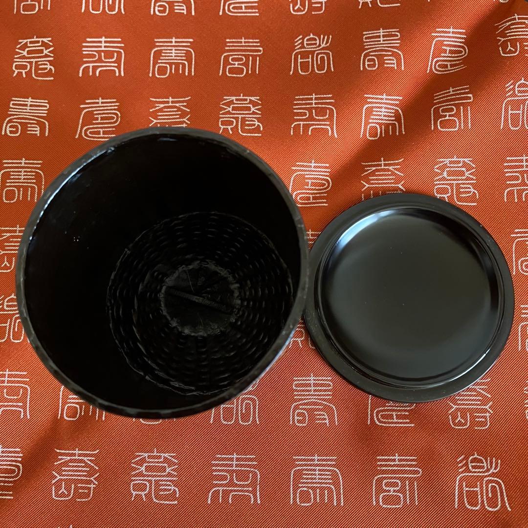 最終お値下げ 塗師 辻石斎 春野蒔絵 籠棗 茶道具 共布 共箱