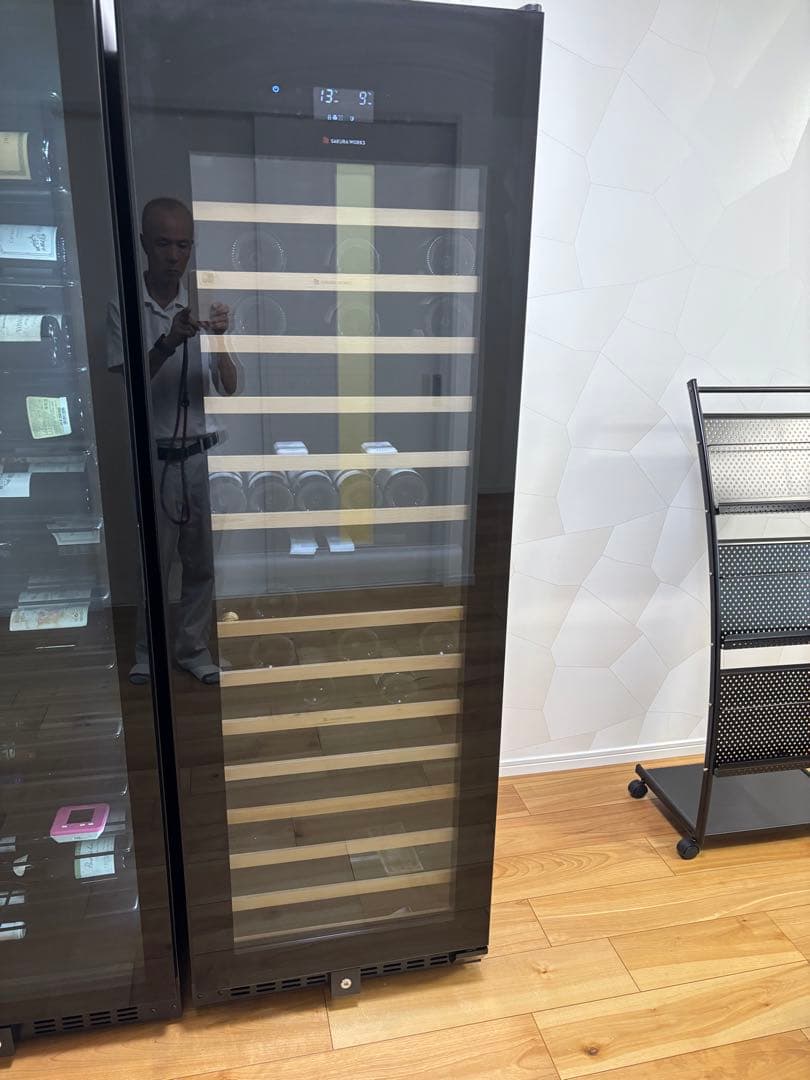 さくら製作所　 SAKURA WORKS SV155　ワインセラー 155本収納