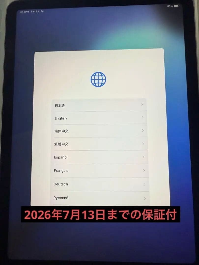 【美品】iPad Air （第五世代64GB wifi+cellular 保証付