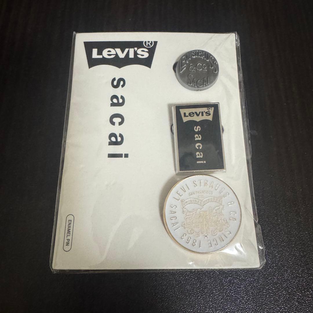 サカイ リーバイス sacai Levi’s ピンバッジ 3種セット