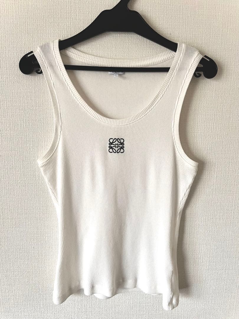 ✨ロエベ✨アナグラム タンクトップ ホワイトS