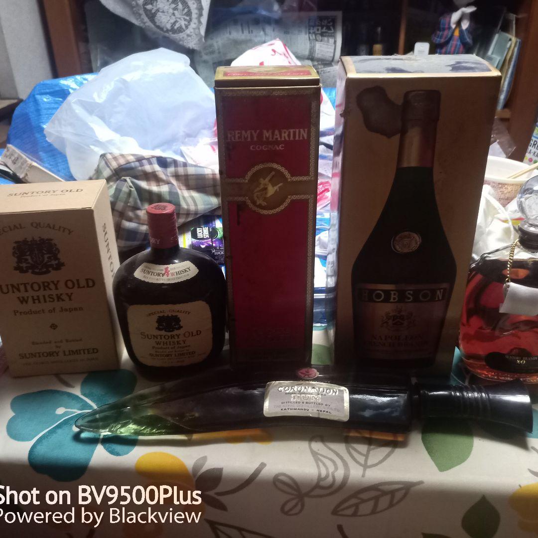 ウィスキー　ブランデー　コニャック　ラム酒　古酒　特級　大体40年もの