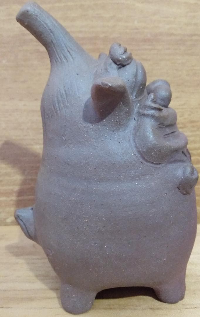 「比嘉泥佛作 しょうゆさシーサー」 沖縄/工芸品/レア/